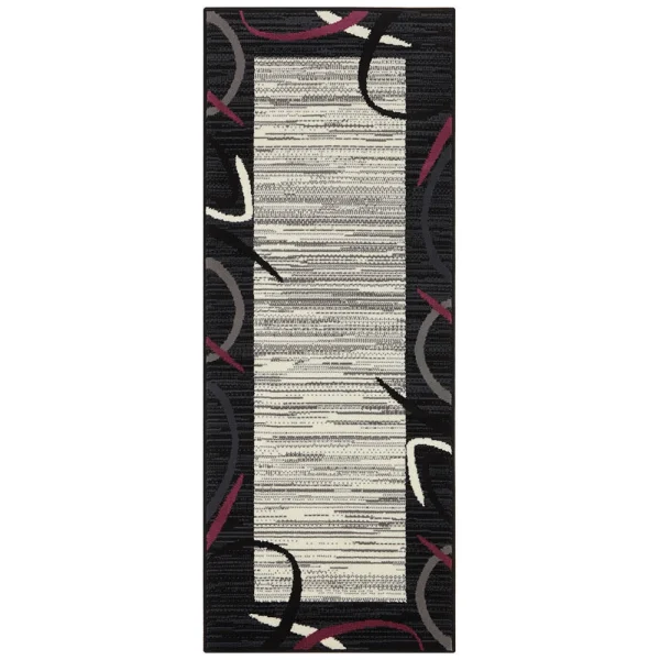 Teppich Boss Kurzflor Teppich Freaky Schwarz/violett 6
