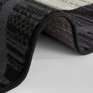 Teppich Boss Kurzflor Teppich Freaky Schwarz/violett 18