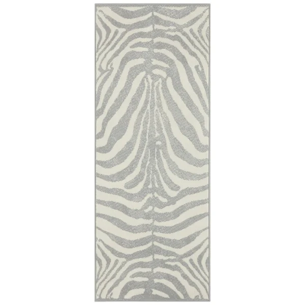 Teppich Boss Kurzflor Teppich Zebra Creme/grau 5