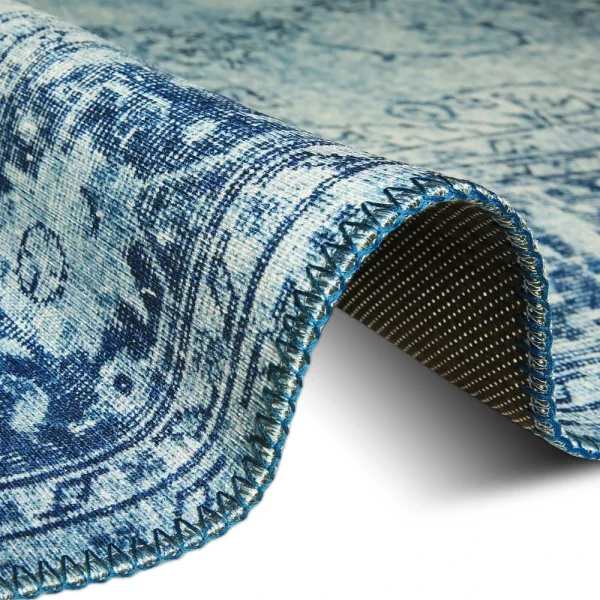Teppich Boss Orientalischer Design Teppich LAKABI Hellblau 5