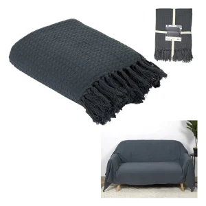 The Home Deco Factory Plaid In Anthrazit – (L)250 X (B)170 Cm 19