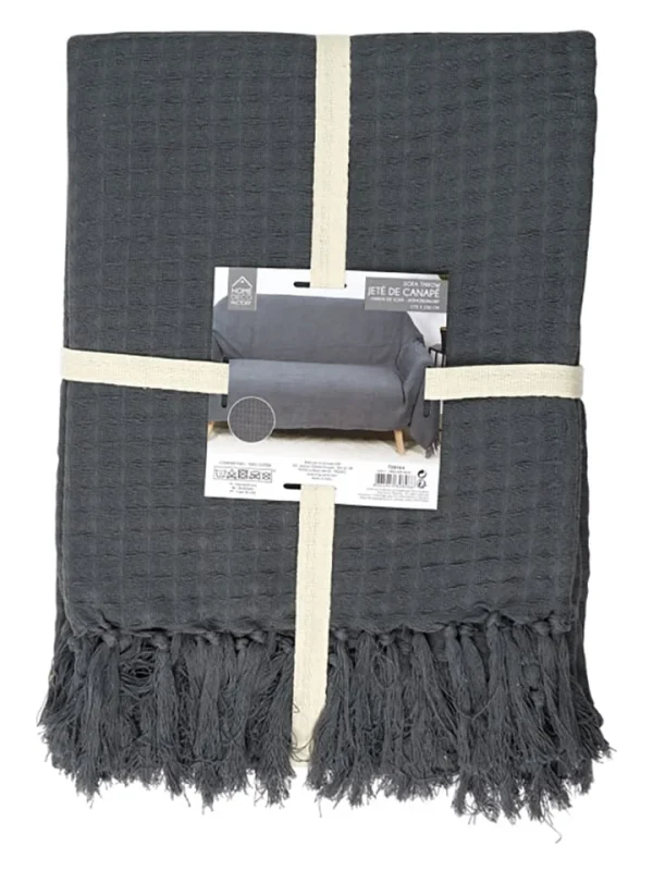 The Home Deco Factory Plaid In Anthrazit – (L)250 X (B)170 Cm 8