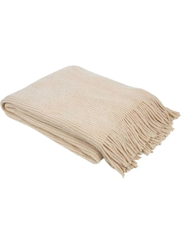 The Home Deco Factory Plaid In Beige – (L)150 X (B)120 Cm 4