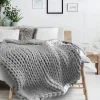 The Home Deco Factory Plaid In Grau – (L)150 X (B)120 Cm 31