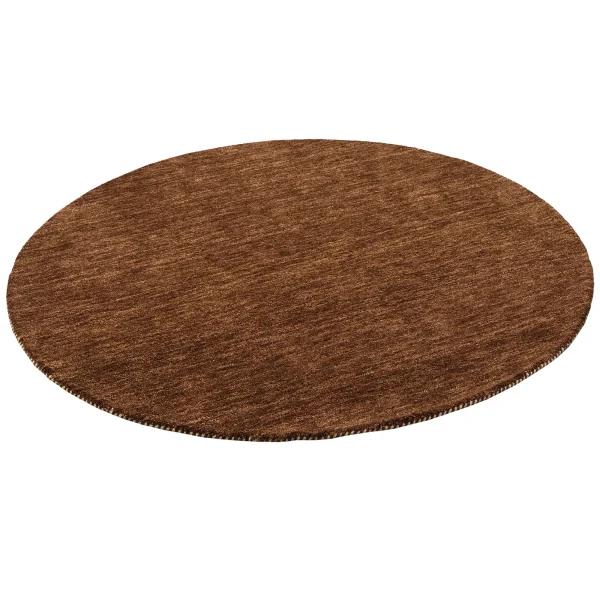 THEKO Natur Teppich Indo Gabbeh Ella Rund In Braun 3