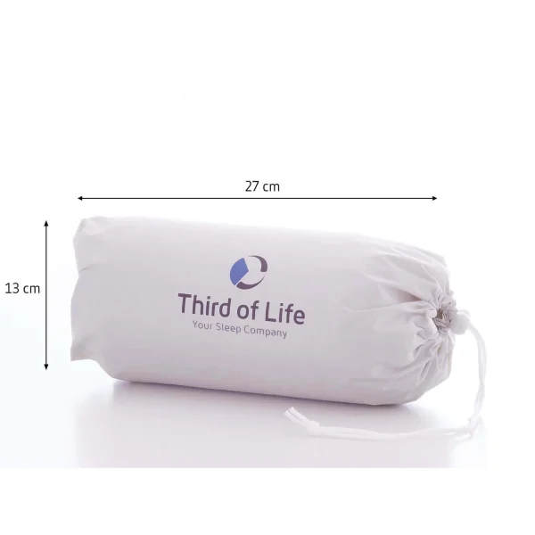 Third Of Life Reisekissen “VOLAR” QuickDry Aus Hochwertigem Visco-Schaum Mit Thermo-Bezug 6