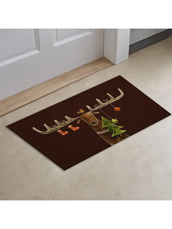 Tierra Bella Fußmatte “Reindeer” In Bordeaux – (L)70 X (B)40 Cm 3