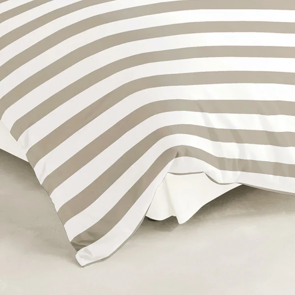 Traumschlaf Bettwäsche Albklassik Stripe In Taupe 5