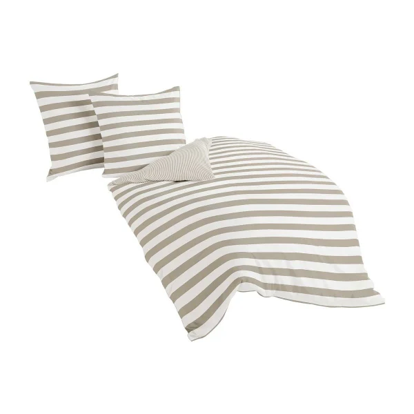Traumschlaf Bettwäsche Albklassik Stripe In Taupe 1