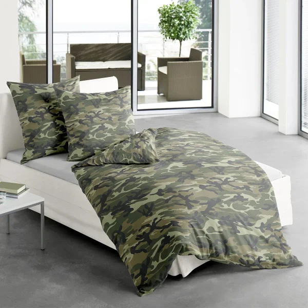 Traumschlaf Bettwäsche Camou In Khaki 3