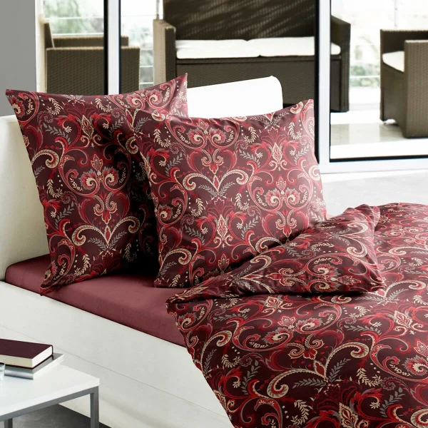 Traumschlaf Bettwäsche Ornamente In Rot 4