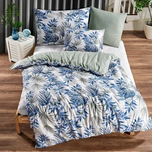 Traumschlaf Bettwäsche Tropical Blau In Blau 8
