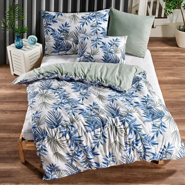 Traumschlaf Bettwäsche Tropical Blau In Blau 3