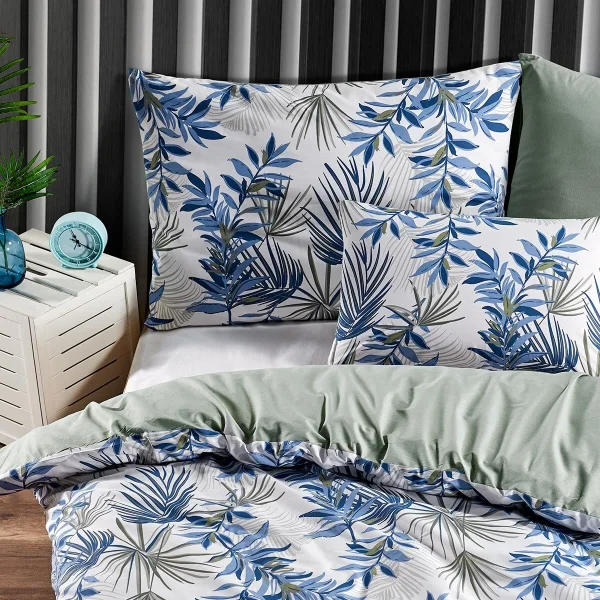 Traumschlaf Bettwäsche Tropical Blau In Blau 4