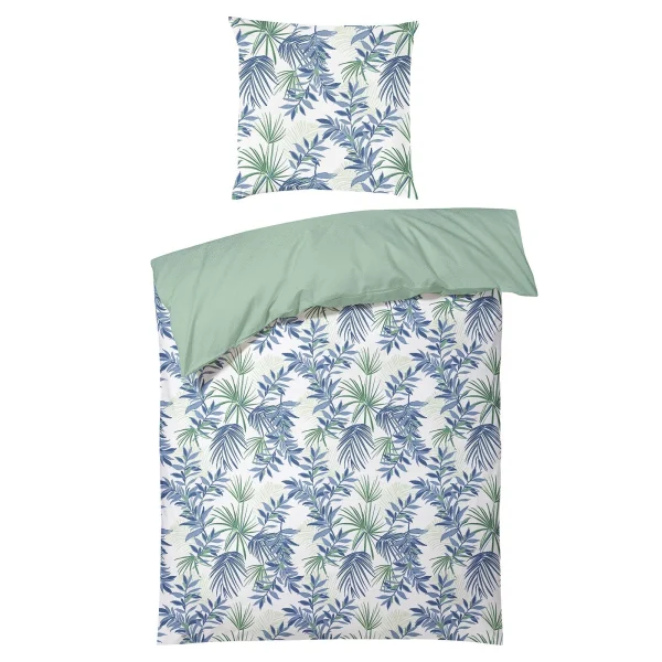 Traumschlaf Bettwäsche Tropical Blau In Blau 1