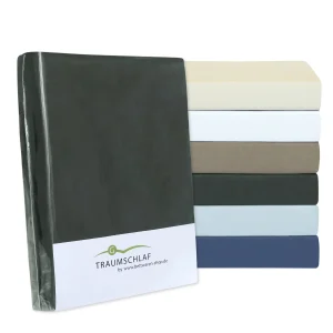 Traumschlaf Spannbettlaken Jersey-Elasthan Stretch In Silber 6
