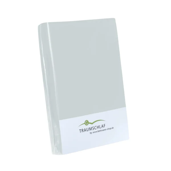Traumschlaf Spannbettlaken Jersey-Elasthan Stretch In Silber 1