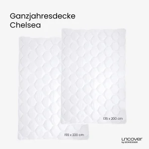 Uncover By Schiesser Ganzjahresdecke Chelsea In Weiß 11