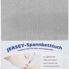 Urra Jersey Spannlaken, Weiß/grau, 40 X 90 Cm, 2er Pack 13