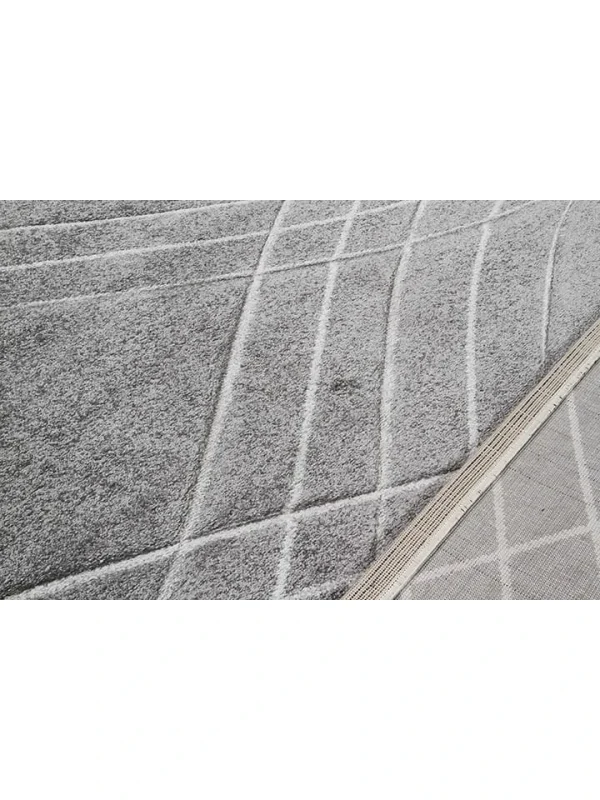 Vivace Kurzflor-Teppich “Carve” In Grau/ Bunt 8