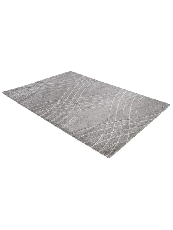 Vivace Kurzflor-Teppich “Carve” In Grau/ Bunt 1