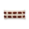 VTwonen Kissen “Rectangular Embroided” In Weiß / Rot 7