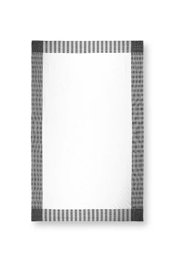 VTwonen Tischtuch “Table Cloth Square” In Weiß / Schwarz – (L) 150 X (B) 250cm 3