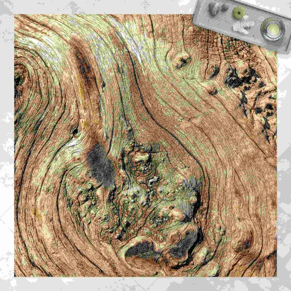 WallArt Vinyl-Teppich – Alte Holzstruktur In Braun 3