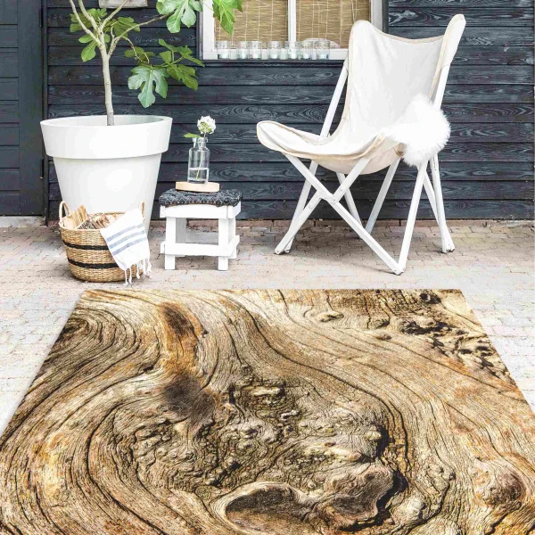 WallArt Vinyl-Teppich – Alte Holzstruktur In Braun 6