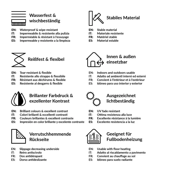 WallArt Vinyl-Teppich – Alte Holzstruktur In Braun 8