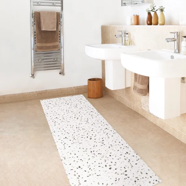 WallArt Vinyl-Teppich – Detailliertes Terrazzo Muster Pompeji In Grau 6