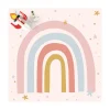 WallArt Vinyl-Teppich – Großer Regenbogen Mit Sternen Und Pünktchen In Pastell 23