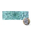 WallArt Vinyl-Teppich – Kaktus Agave In Türkis 13