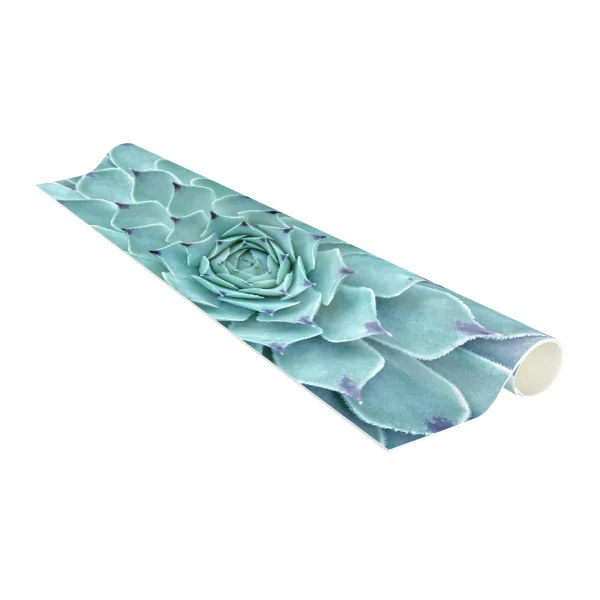 WallArt Vinyl-Teppich – Kaktus Agave In Türkis 7