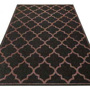 Wecon Home Teppich In & Outdoor Gleamy Outdoor In Anthrazit Rot 11