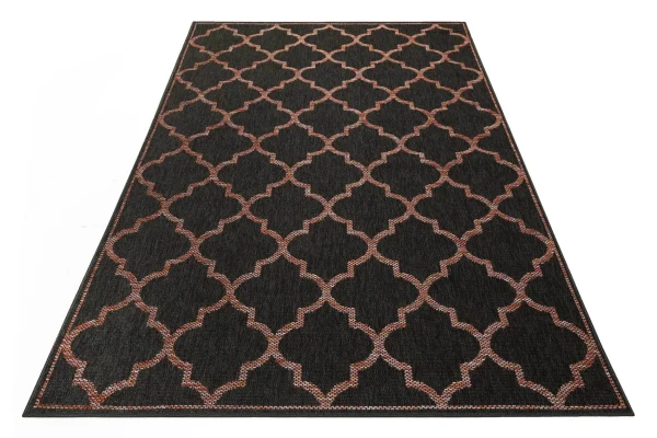 Wecon Home Teppich In & Outdoor Gleamy Outdoor In Anthrazit Rot 3
