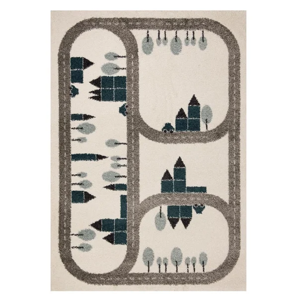 Zala Living Hochflor Kinderteppich Country Road 120×170 Cm 1