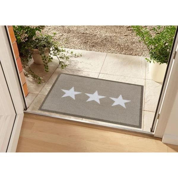 Zala Living Kurzflor Schmutzfangmatte Star Beige Creme 6