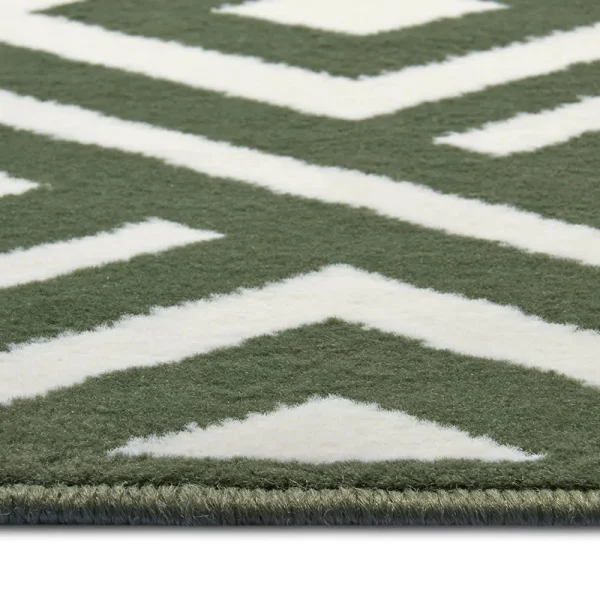 Zala Living Kurzflor Velours Teppich Art Grün 4
