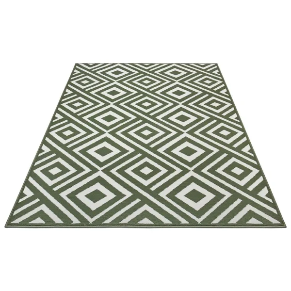Zala Living Kurzflor Velours Teppich Art Grün 7
